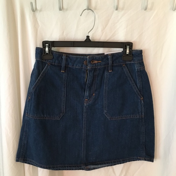 NEW Dark Denim Old Navy Skirt - Picture 1 of 3
